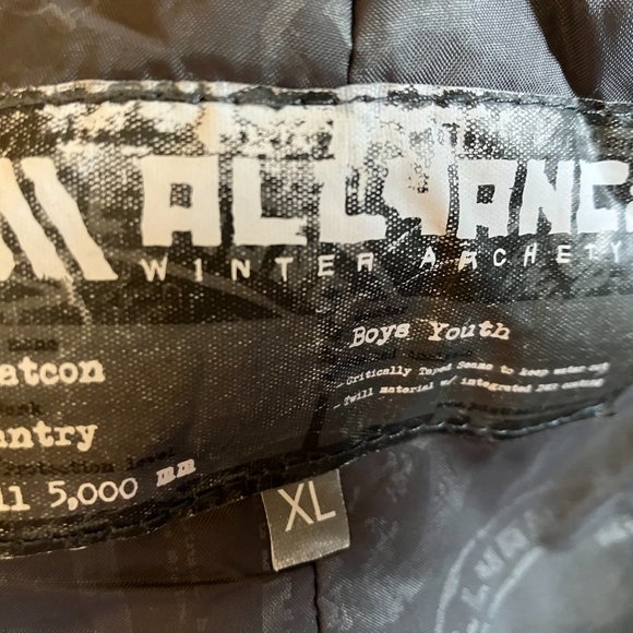 Allyance Winter Arch Tyoe Grayish Snowboarding Youth Pants - Picture 3 of 16